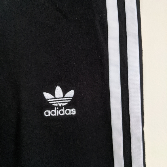 Adidas original 3-Stripes leggings Sz Sm9" rise, - Picture 3 of 5